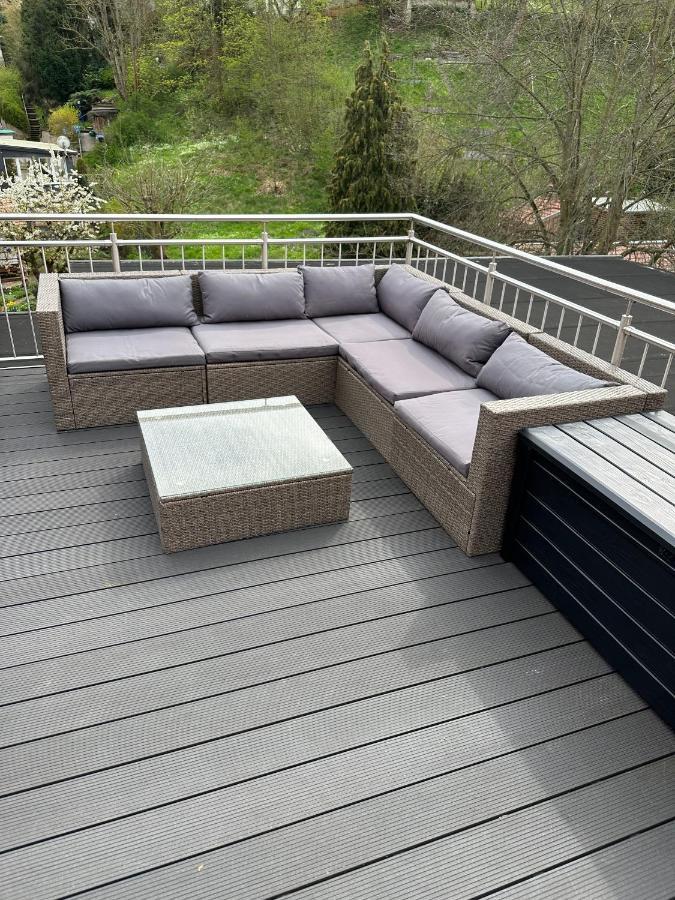 Dachterrassenwohnung Katharinenschule Eisenach Bagian luar foto